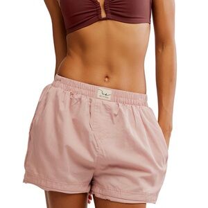 Free People We The Free Day to Day Boxer Shorts M NWT